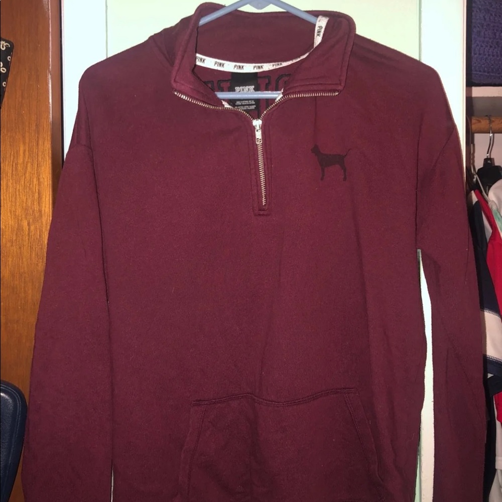 Victoria Secret PINK half zip hoodie